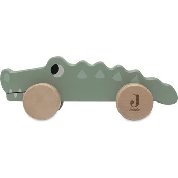 Dětské zboží Jollein Krokodýl na kolečkách dřevěný Jungle Jambo 112-001-67090