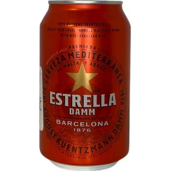 Pivo Damm Damm Estrella 0,33l plech