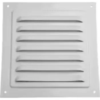 Domácí ventilátor Kovová ventilační mřížka 150x150 mm Hliníkový kryt ventilátoru se sítí proti hmyzu Větrací otvor pro stěny a stropy Vnitřní i venkovní použití