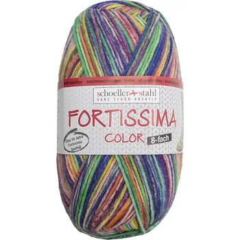 Příze Schoeller Stahl Fortissima color 8-fach 0810 (Ponožková příze Fortissima color 8-fach)