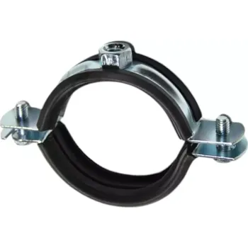 hadicová spona Trubková objímka dvoudílná 2" (60 - 64 mm) s gumou