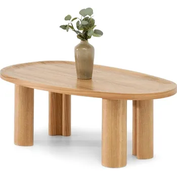 Konferenční stolek MPT Oválný konferenční stolek Alpin B - odstín dub