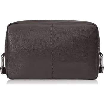 Kabelka Paolo Peruzzi Dámská kožená kabelka přes rameno klasická Peruzzi; hnědá