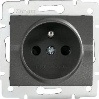 Elektrická zásuvka Elektrická Zásuvka šedá