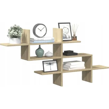 police ZÁVĚSNÁ POLICE DUB SONOMA 124,5X18X60,5 CM