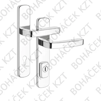 Dveřní kování RX4 ASTRA Nerez lesk 3.BT – Rozteč: 72