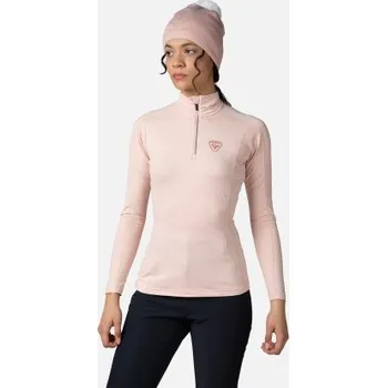 Dámský rolák ROSSIGNOL W CLASSIQUE 1/2 ZIP Powder Pink RLMWL08-337 25/26 velikost S