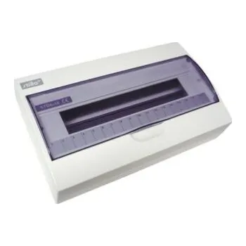 Rozvaděč SEZ Skříň STI616-18, 18TE, na omítku, průhledná dvířka, IP30