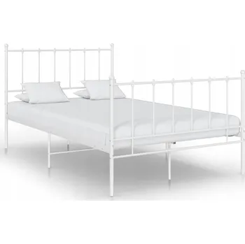 Postel Manželská postel VidaXL 8720286163313 bílá