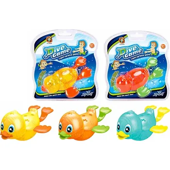 Hračka pro nejmenší Potápěcí kačer se světlem - 3 druhy