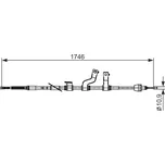 Lanko ruční brzdy BOSCH 1 987 482 572