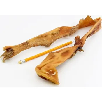 Pamlsek pro psa Lunderland sušená hovězí hlava v pruzích cca 35 cm 500 g