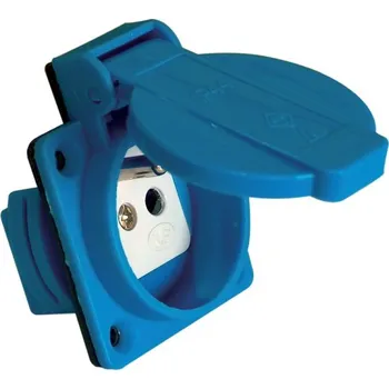 Elektrická zásuvka Tracon TICS-105SF Vstavitelná síťová zásuvka 16A, 250V, 2P+E, IP54 (FRENCH) (Tracon TICS-105SF)