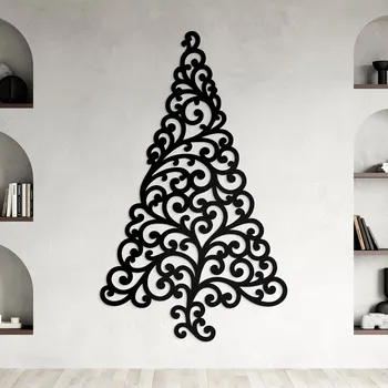 Obraz Dřevěný vánoční stromeček na zeď | DUBLEZ