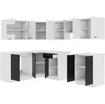 Mirjan24 Charles III bíla/černá + bíla