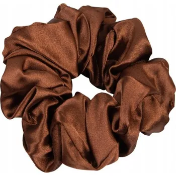 ONLYGHD SATÉNOVÁ SCRUNCHIE gumička čokoládová