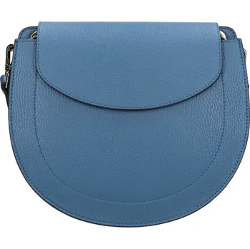 Kabelka Dámská kožená crossbody kabelka Italia Locita - modrá