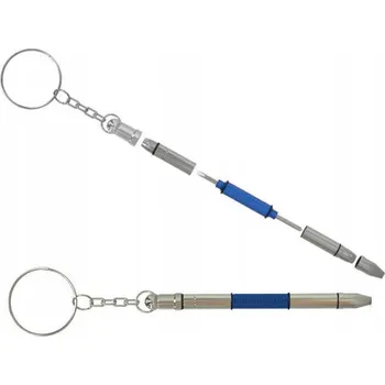 Šroubovák Přívěsek mini šroubovák na brýle křížový klíč