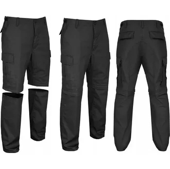 Kapsáče trekové s odepínacími nohavicemi Mil-Tec BDU Zip-Off Černé L