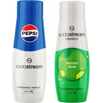 Sirup pro výrobník sody Sada koncentrátů SodaStream Pepsi + Lemon-Lime