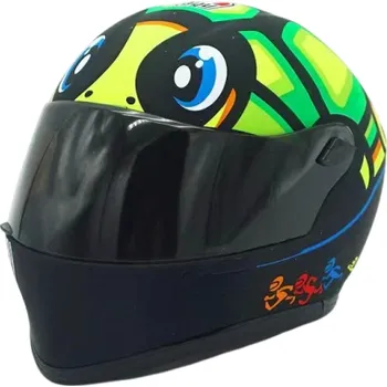 Obleček pro psa Plastová helma pro kočku nebo psa 16 x 12 x 12 cm Kreslený motiv želvy Ochranná přilba pro malé zvíře do 10 kg Nastavitelný obvod do 30 cm