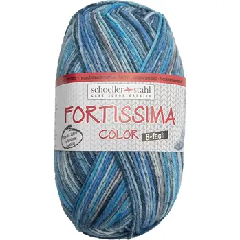 Příze Schoeller Stahl Fortissima color 8-fach 0806 (Ponožková příze Fortissima color 8-fach)