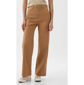 Dámské kalhoty GAP Khaki Wide 873266-02