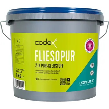Průmyslové lepidlo Codex Fliesopur 2-K - dvousložkové polyuretanové lepidlo, 4kg