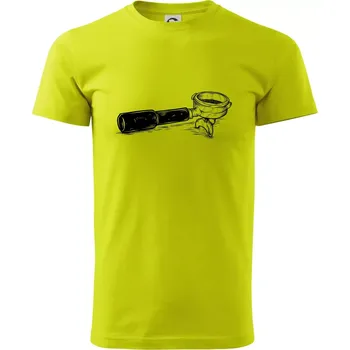 Páka kávovar - Klasické pánské triko vyšší gramáže - XS ( Limetková )