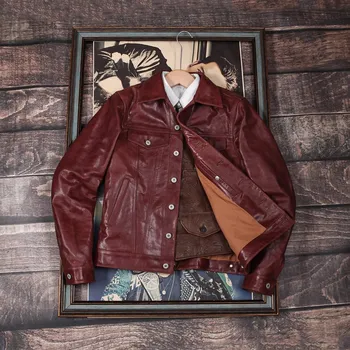 Moto bunda Leather Fashion Motorkářská bunda z japonské hovězí kůže Velikost: S