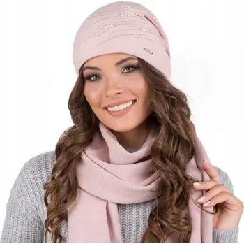 Čepice Vivisence zimní čepice beanie růžová, univerzální velikost