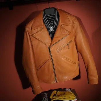 Moto bunda Leather Fashion Kožená bunda z jelení kůže v odolném provedení Velikost: M