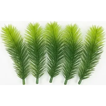 umělá květina Umělá větvička jehličnanu 12 cm, zelená