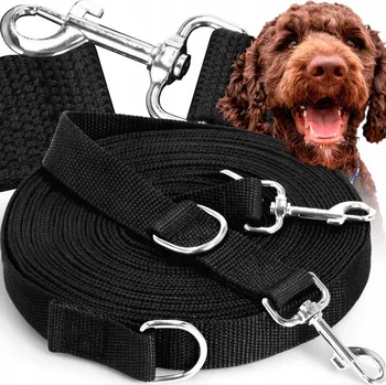 Vodítko pro psa Vodítko ZOO PLUM tradiční černé PVC 10 m