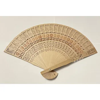 Lapač snů Dřevěný vyřezávaný vějíř dárek zdarma