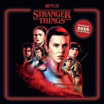 Kalendář Danilo Nástěnný kalendář Stranger Things Square 2026