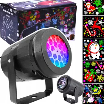 Projektor VÁNOČNÍ LASEROVÝ PROJEKTOR LED - ZOBRAZUJE OBRÁZKY, SVÁTEČNÍ MOTIVY, LAMPA