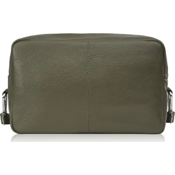 Kabelka Paolo Peruzzi Dámská kožená kabelka přes rameno klasická Peruzzi; zelená