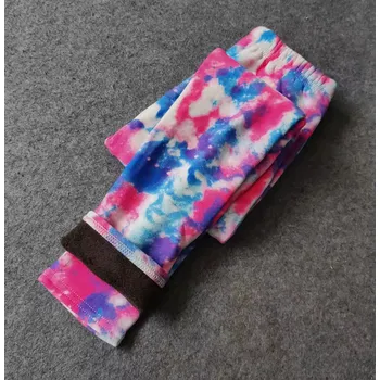 Zimní zateplené legíny Varianty: Barvy (Pink starry sky), Velikosti: 2-3T (100)