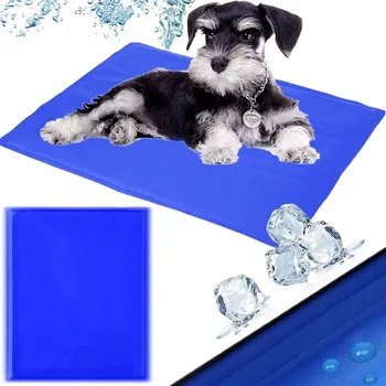 Pelíšek pro psa GELOVÁ CHLADÍCÍ PODLOŽKA PRO PSA KOČKU ZVÍŘATA PELÍŠEK 50 x 40 cm VELKÁ