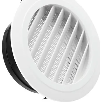 Vzduchotechnika Kryt ventilátoru kulatého potrubí 150 mm 190x65x144 mm Ochranná větrací mřížka ventilační otvor Kryt odtahového ventilu pro cirkulaci vzduchu