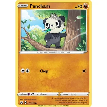 Karetní hra Pancham 072/159 - Crown Zenith Typ karty: Reverse Holo