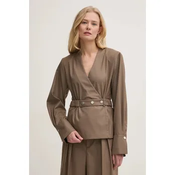 Dámská halenka Halenka Gestuz 10909755 hnědá 98X, vel. 40