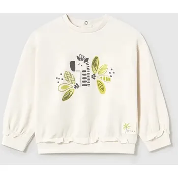 Chlapecká mikina Dětská mikina Mayoral zelená barva, s potiskem, 1459 1459.4E.Baby.PPYA 71X, vel. 98