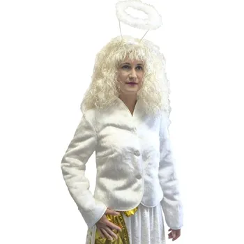 Karnevalový kostým Lipta Bílá andělský kožíšek Velikost: L/XL