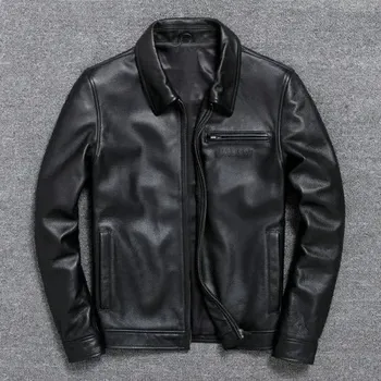 Moto bunda Leather Fashion Motorkářská bunda z kůže Velikost: L, Barva (Varianta): Černá