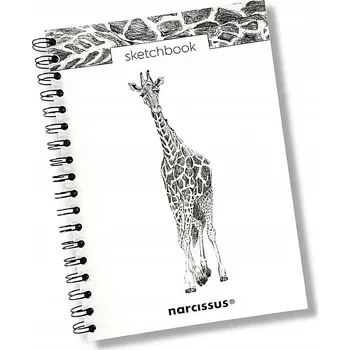 Skicák B5/60 listů na spirále - Žirafa