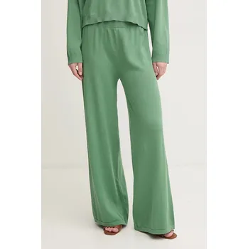 Bavlněné kalhoty United Colors of Benetton 1294DF00V zelená 77D, vel. S