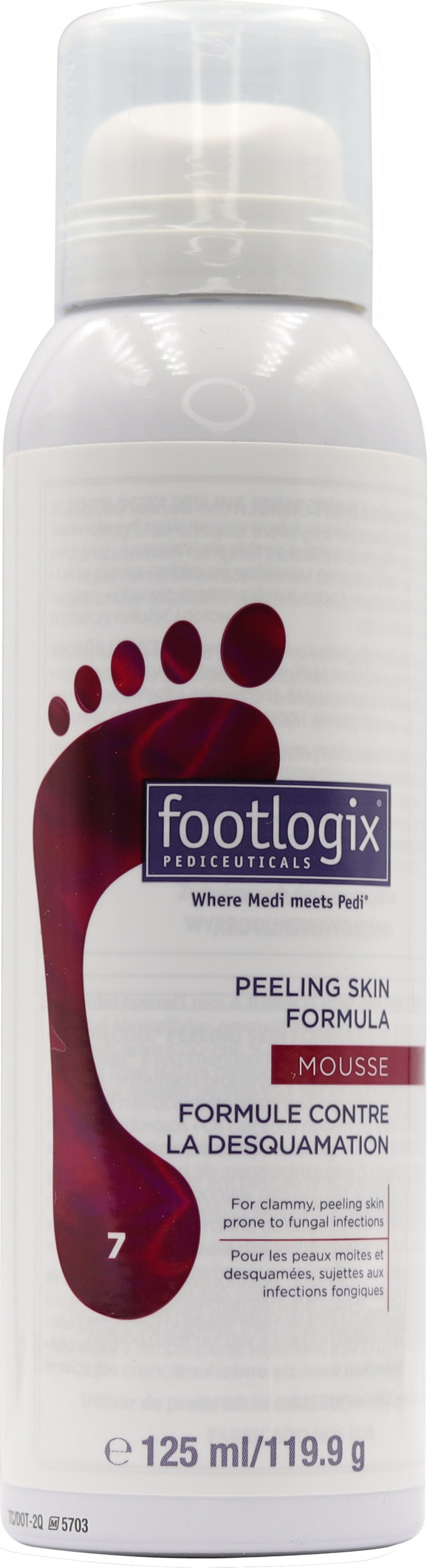 Footlogix Peeling Skin Formula (7) - pěna pro loupající se pokožku, 125 ml (4.2 oz.)