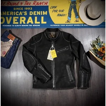 Moto bunda Leather Fashion Motorkářská bunda z hovězí kůže v úzkém střihu Barva: Černá, Velikost: XXS